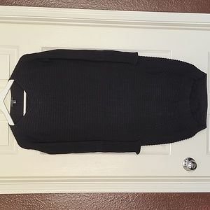 COS XS Black Long Sleeves Sweater Dress